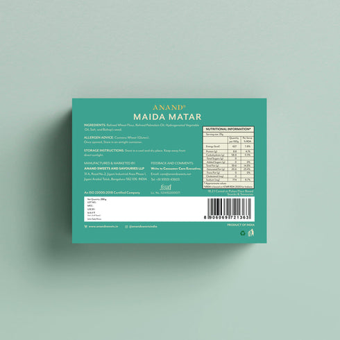 Anand Sweets Maida Matar