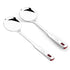 Vinod Stainless Steel Queen Kabdir Serving Spoon Cooking Spoon Spatula Set of 2 37 cm Long Handle High Grade Stainless Steel Rust Free Dishwasher Safe No 1