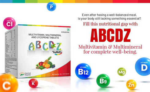 Healing Pharma Multivitamin Multimineral Abcdz Tablets