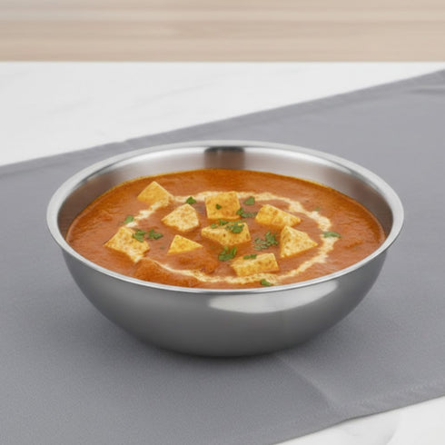 Vinod Doniv Titanium Triply Stainless Steel Tasla 24 cms 2.60 Liter Capacity Induction Friendly