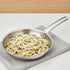 Vinod Claro Heavy Gauge Stainless Steel Hammered Fry Pan with 1.5 mm Thickness 1000 ml