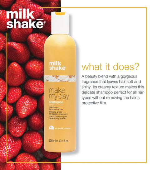 Milk shake make my day shampoo