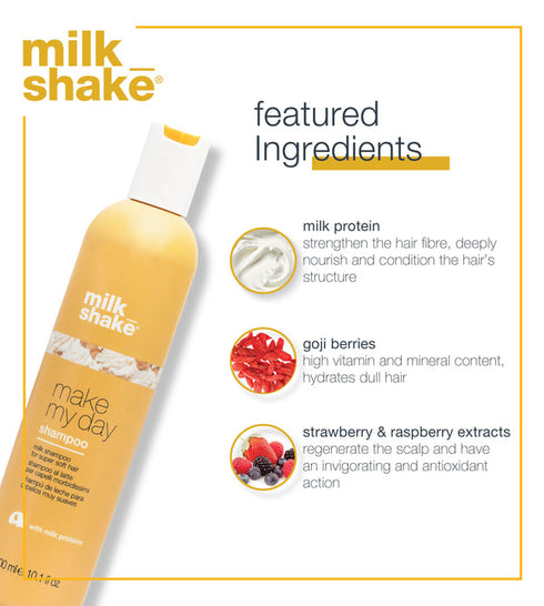 Milk shake make my day shampoo