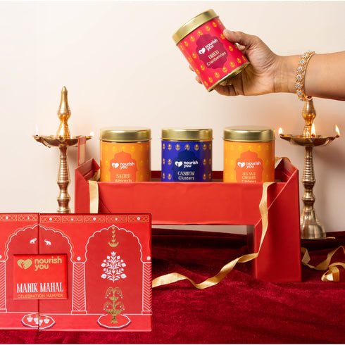 Nourish You Noor Premium Diwali Hamper – Manik Mahal Gift Box