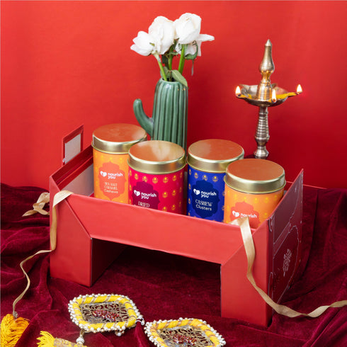 Nourish You Noor Premium Diwali Hamper – Manik Mahal Gift Box