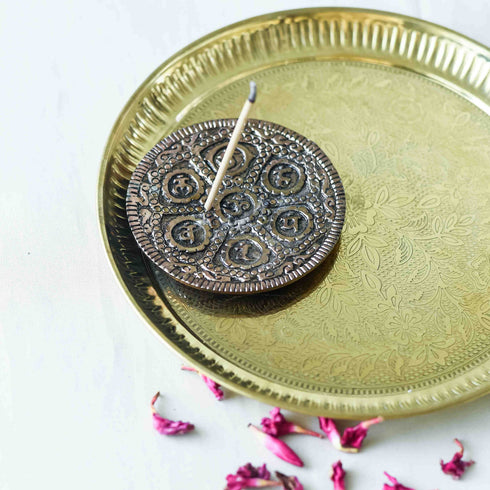 Samskara Home Mantra Circular Incense Holder
