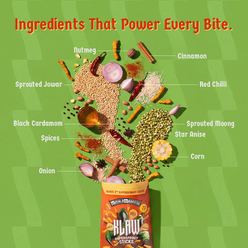 Klaw Supersprout Sticks – Masala Madness