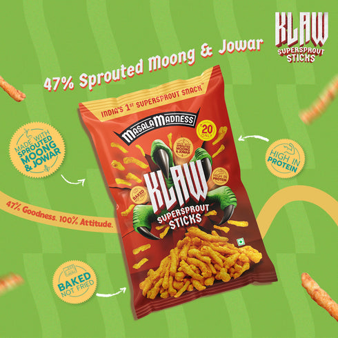 Klaw Supersprout Sticks – Masala Madness