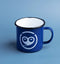 Sleepy Owl Coffee Enamel Mug