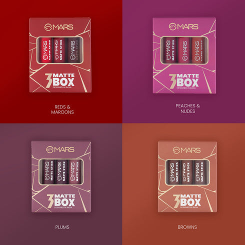 Mars Matte Lipsticks Box