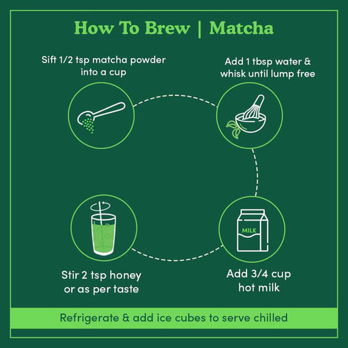 Vahdam Tea Vanilla Matcha Green Tea Powder