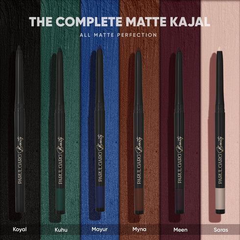 Parul Garg Beauty The Complete Matte Kajal Pack of Six