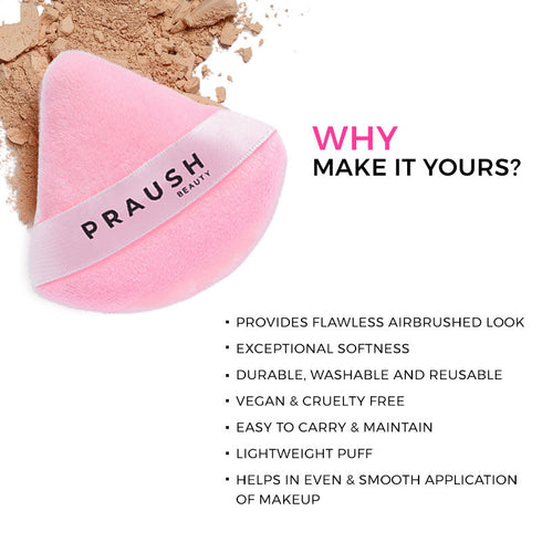Praush Soft Focus Powder Pizza Puff