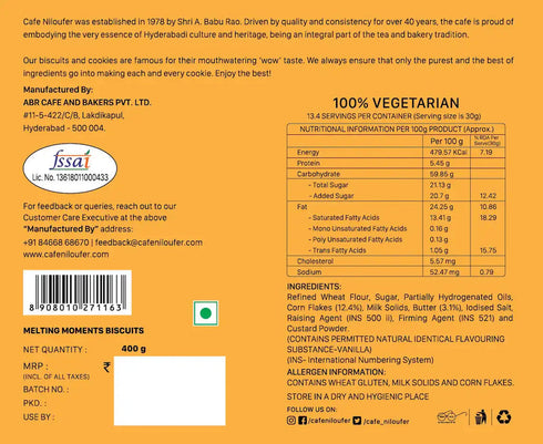 Cafe Niloufer Melting Moments Cookies
