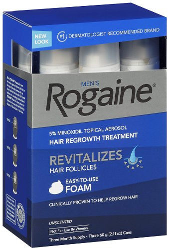 Style Make 4 Month Supply Rogaine Foam 5 Men Hair Loss