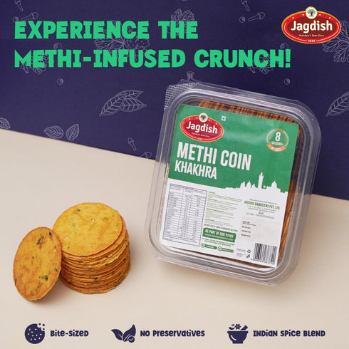 Jagdish Methi Coin Khakhra