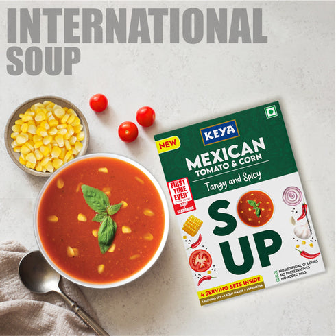 Keyafoods Keya Mexican Soup Tomato&Corn