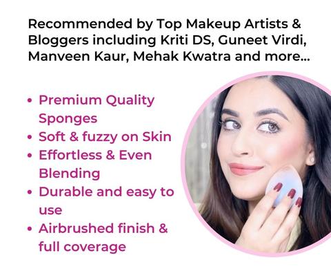 Praush 1 Microfiber Sponge + 1 Silk Blur Moisturizing Primer - Flawless Face Bundle