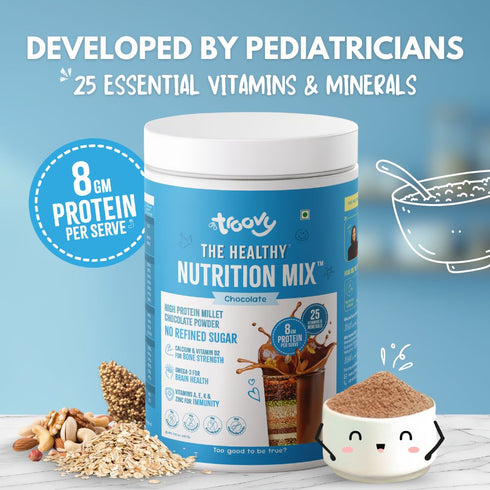 Troovy The Healthy Chocolate Milk Mix