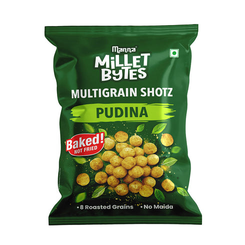 Manna Foods Millet Bytes Pudina Pack of 5
