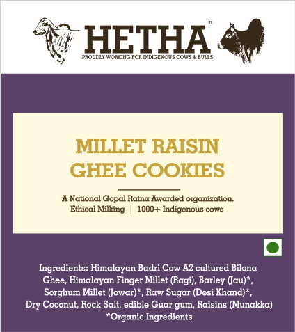 Hetha Millet Raisin (Munakka) Ghee Cookies