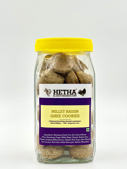 Hetha Millet Raisin (Munakka) Ghee Cookies