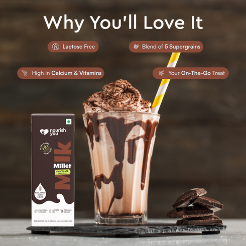 Nourish You Millet Mlk - Chocolate Flavour - 200 ml