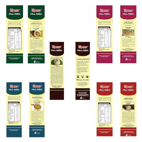 Manna Foods Millets Combo with Browntop Pack of 5