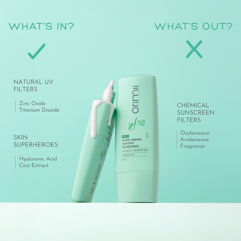 Orimii Skincare Pure Mineral Watery Sunscreen SPF 50