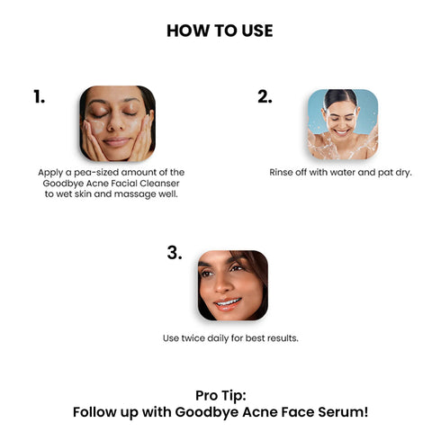 Thriveco Goodbye Acne Facial Cleanser