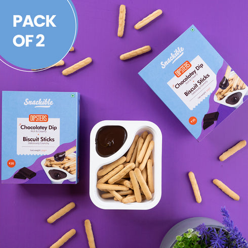 Snackible Chocolatey Dip With Sticks