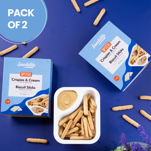 Snackible Crispies And Cream Dip With Sticks