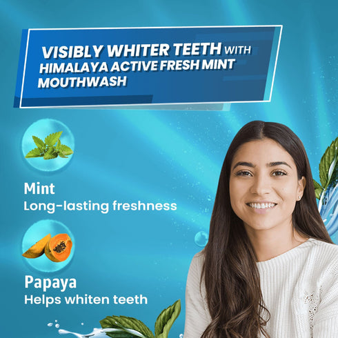 Himalaya Herbals Active Fresh Mint Mouthwash