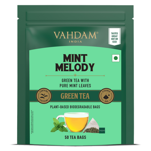 Vahdam Tea Mint Melody Green Tea