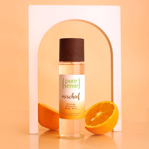 PureSense Mischief Orange Blossom Body Mist | From the makers of Parachute Advansed