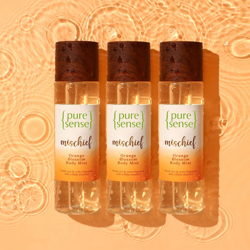 PureSense Mischief Orange Blossom Body Mist | From the makers of Parachute Advansed
