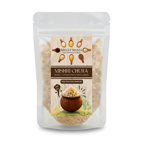 Millet Mania Dhaga Mishri of Khandsari Broken Powder Form