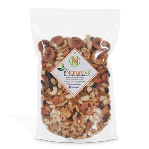 NatureVit Mix Dry Fruits & Nuts Premium Healthy Snack Blend