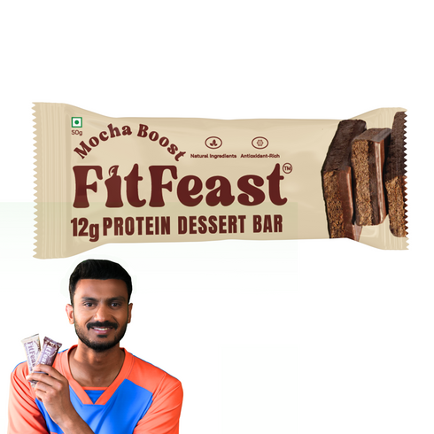 Fitfeast Dessert Protein Bars Mocha Boost x 1