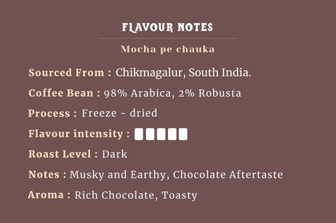 Impulse Coffees Mocha pe Chauka Instant Coffee Powder 50 gms