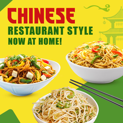 Keya Hakka Noodle Veg 150g Chinese Restaurant Style Quick & Easy to Prepare Steamed & Air Dried No Oil Natural Ingredients No Trans Fat Premium Quality Delicious Taste Ideal for Home Cooked Chinese Meals Pack of 2
