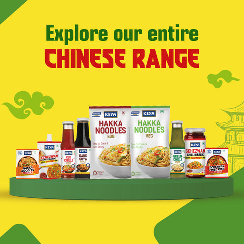 Keya Hakka Noodle Veg 150g Chinese Restaurant Style Quick & Easy to Prepare Steamed & Air Dried No Oil Natural Ingredients No Trans Fat Premium Quality Delicious Taste Ideal for Home Cooked Chinese Meals Pack of 2