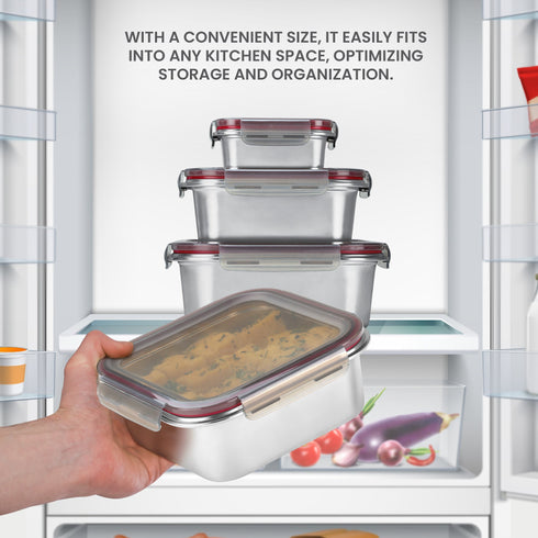 Milton Modulo Steel Containers