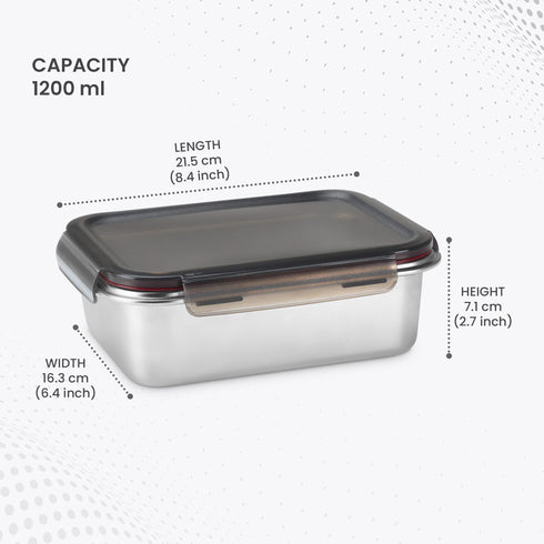 Milton Modulo Steel Containers
