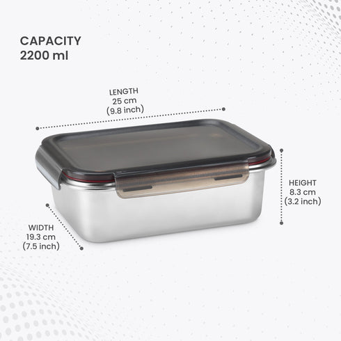 Milton Modulo Steel Containers