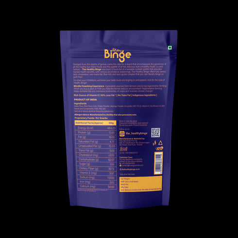 The Healthy Binge Moringa Jowar Chips| Indian Masala