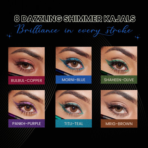 Parul Garg Beauty Morni - Blue Shimmer Bold Define Kajal