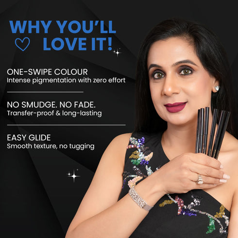 Parul Garg Beauty Morni - Blue Shimmer Bold Define Kajal