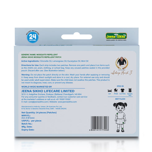 Jeena Sikho Mosquito Repellent Patch for Kids