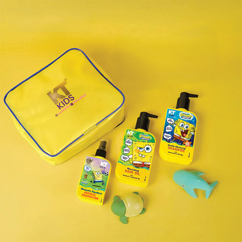 Kt Kids Personal Care Kit For Boys 3 Years Shampoo Hair Oil Mosquito Repellent